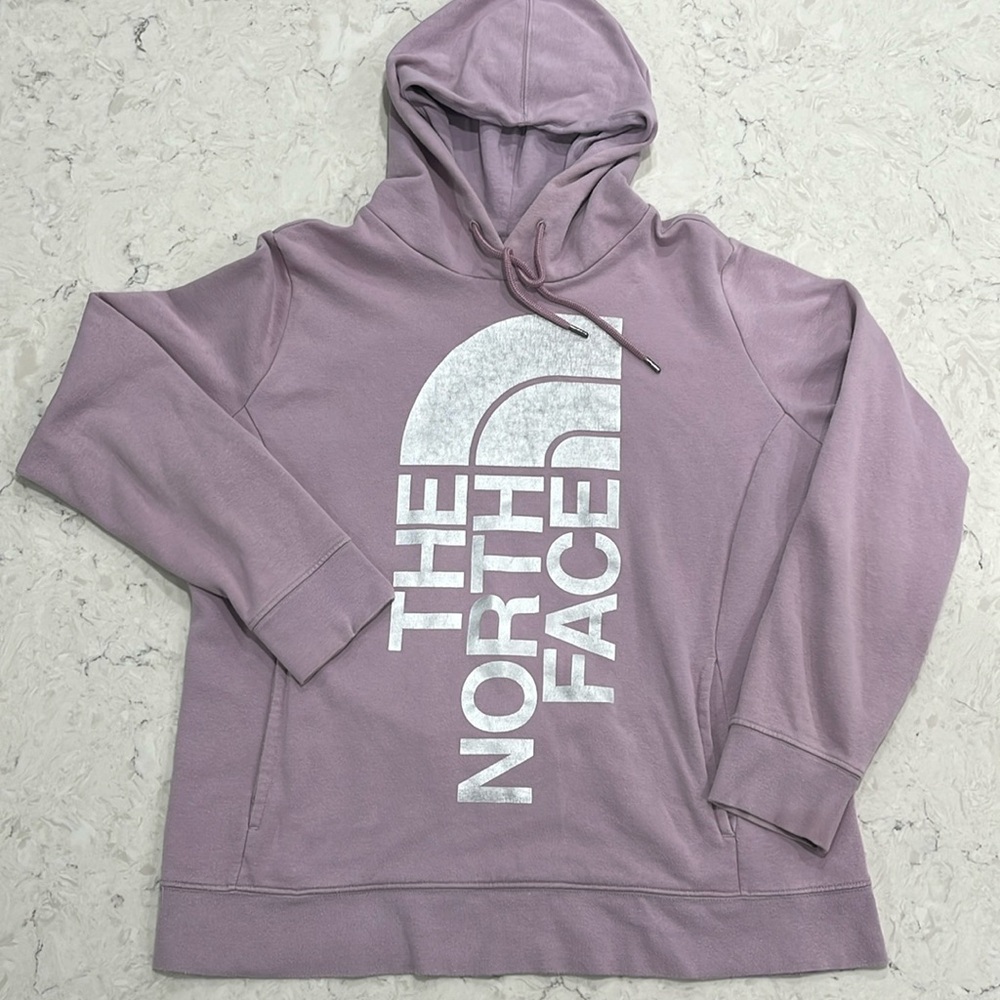 The North Face women’s sweatshirt   XL with hood and pocket